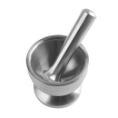 Stainless Steel Mortar & Pestle Set Garlic Spice Tool Herb Medicine Pill Mill Grinder Bowl