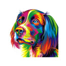 60x60cm HD Canvas Print Wall Art Painting Decor Adorned Picture-Dog Noframe