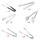 7 inch Salad Ice Cake Bread Barbecue BBQ Tong Cooking Buffet Serving Food Clamp