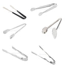7 inch Salad Ice Cake Bread Barbecue BBQ Tong Cooking Buffet Serving Food Clamp