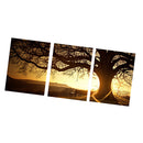 3pcs Join-Together TREE Oil Canvas Painting Modern Abstract Art Picture Home Decor