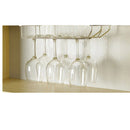 Kitchen Upside Down Wine Glass Cup Rack Hanging Stemware Holder Organizer