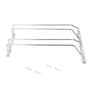 Kitchen Upside Down Wine Glass Cup Rack Hanging Stemware Holder Organizer