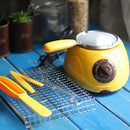 Electric Single Oven Chocolate Melting Pot Boiler Fondue DIY Heater Set YLW