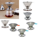 Reusable Single Cup Filter Coffee Stainless Drip Mesh Percolator