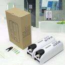 Set Of Modern Stylish Convenient Soap Dispender With Key Plastic Screws Soap Hand Sanitizer Shampoo Conditioner Body Wash Lotion Holder Organiser Storage Case White