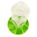Reptile Water Drinker Dispenser Food Bowl Lizard Feeder Round Dish Bottle