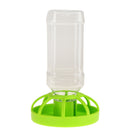 Reptile Water Drinker Dispenser Food Bowl Lizard Feeder Round Dish Bottle