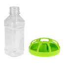 Reptile Water Drinker Dispenser Food Bowl Lizard Feeder Round Dish Bottle