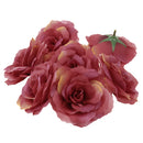 Wedding Artifacial Rose Artificial Silk Plastic Flower Heads Party Decor