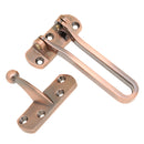 Security Open Type Anti-Theft Door Fastener Button Chain Safe-Guard Copper