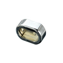 Cabinet Clothes Wardrobe Rod Bar Side Alloy Socket Flange Holder Silver Pack of 2
