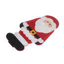 Christmas Theme Santa Tableware Cutlery Bag Holder Pouch Spoon Fork Storage
