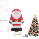 Christmas Theme Santa Tableware Cutlery Bag Holder Pouch Spoon Fork Storage