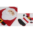 Christmas Theme Santa Tableware Cutlery Bag Holder Pouch Spoon Fork Storage