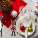 Christmas Theme Santa Tableware Cutlery Bag Holder Pouch Spoon Fork Storage