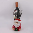 2x Christmas Dinner Tableware Cutlery&Wine Bottle Bag Holder Spoon Fork Bag 2-in-1