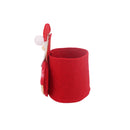 2x Christmas Dinner Tableware Cutlery&Wine Bottle Bag Holder Spoon Fork Bag 2-in-1