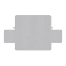 3-Seater Furniture Protector Quilted Slipcover Sofa Seat Cover Light Gray