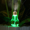 400ml Colorful Light Landscape Bulb Humidifier Aroma Diffuser Gold Lamp Cap