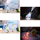 400ml Colorful Light Landscape Bulb Humidifier Aroma Diffuser Gold Lamp Cap
