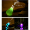 400ml Colorful Light Landscape Bulb Humidifier Aroma Diffuser Gold Lamp Cap