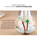 400ml Colorful Light Landscape Bulb Humidifier Aroma Diffuser Gold Lamp Cap