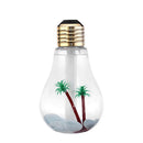 400ml Colorful Light Landscape Bulb Humidifier Aroma Diffuser Gold Lamp Cap
