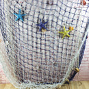 1.5x2M Nautical Fishing Net Shell Photo Prop Beach Scene DIY Party Mediterranean Decor Blue