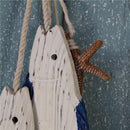 3 Pair Hand Carved Nautical Wooden Marine Fish Sea Scene Wall Hanging Decor