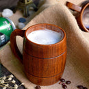 Wooden Tankard Beer Stein Mug Milk Coffee Drink Cup Wedding Groomsmen Gift