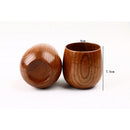 Japanese Wooden Tea Cup Coffee Mug Handmade Mugs Handle Drinkware Beer Party Decor