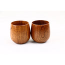 Japanese Wooden Tea Cup Coffee Mug Handmade Mugs Handle Drinkware Beer Party Decor