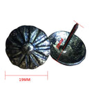 Pack of 100PCS Durable Daisy Upholstery Tacks Nails Sofa Shoe Door Furniture Decor Copper Stud Pins 19*20MM