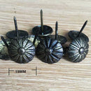 Pack of 100PCS Durable Daisy Upholstery Tacks Nails Sofa Shoe Door Furniture Decor Copper Stud Pins 19*20MM