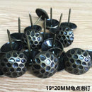 Pack of 100PCS Durable Dots Upholstery Tacks Nails Sofa Shoe Door Furniture Decor Copper Stud Pins 19*20MM