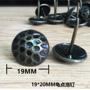 Pack of 100PCS Durable Dots Upholstery Tacks Nails Sofa Shoe Door Furniture Decor Copper Stud Pins 19*20MM