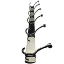 Wall Door Bathroom Bedroom Mounted Hanger 6 Hooks Coat Hat Towel Hook Rack