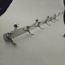 Wall Door Bathroom Bedroom Mounted Hanger 6 Hooks Coat Hat Towel Hook Rack