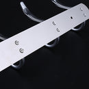 Stainless Steel 5-Hook Wall Hanger Coat Hat Clothes Robe Holder Home Bedroom Bathroom Clothes Towel Hanging Rack