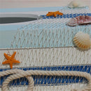 Nautical Wood Tissue Box Cover Tissue Case Starfish Shell Lighthouse 2 Sails