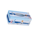 Nautical Wood Tissue Box Cover Tissue Case Starfish Shell Lighthouse 2 Sails