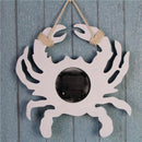 Bedroom Sitting Room Office Household Decor Mediterranean Style Modern Creative Crabby Wall Clock Bell