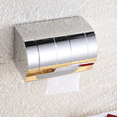 Stainless Steel Bathroom Toilet Paper Holder Roll Paper Towel Dispenser Wall Mounted