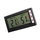 Digital LCD Indoor Temperature Thermometer Humidity Hygrometer Clock Meter