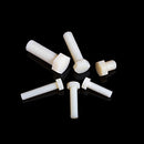 Pack of 50pcs M10*20 Plastic Screws Head Cap Hex Bolts Hexagonal Screws White