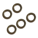5pcs M4 DIN127 Titanium Alloy Screws Cushion Allen Key Bolt Pad Fastener