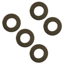 5pcs M5 Titanium Alloy Screws Cushion Allen Key Thread Bolt Pad Fastener