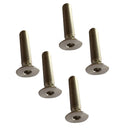 5pcs M8*35 Titanium Alloy Screws Hexagon Cone Cap Head Socket Allen Key Bolt