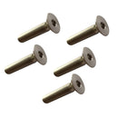 5pcs M8*35 Titanium Alloy Screws Hexagon Cone Cap Head Socket Allen Key Bolt